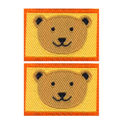 Õmmeldav aplikatsioon, 3,5 x 2,5 cm, x2, AG94 