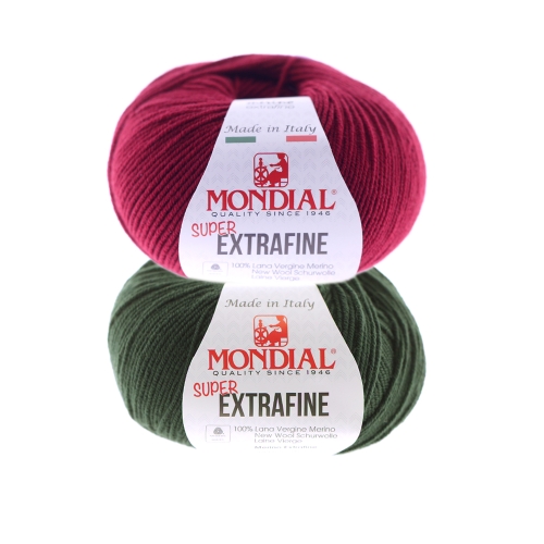 Villane lõng Merino Extrafine, Mondial