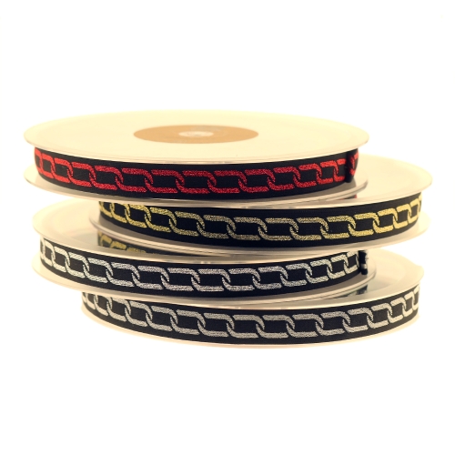 Metallic Chain Elastic Band 25 mm, XET34-025