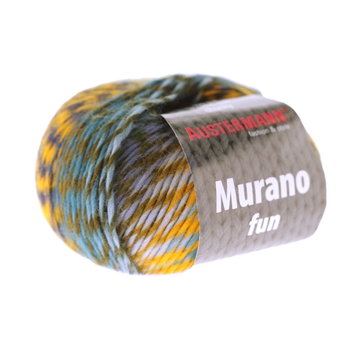 Pehme villasisaldusega lõng Murano Fun, Austermann , 150 g = u. 240 m