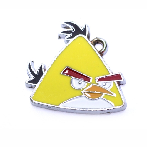 "Tige Tibu/ Angry Birds" metallist, värviline riputis aasaga / 25 x 24mm