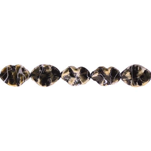 Lopergused ovaalsed maalingutega plastikhelmed 20 x 15mm
