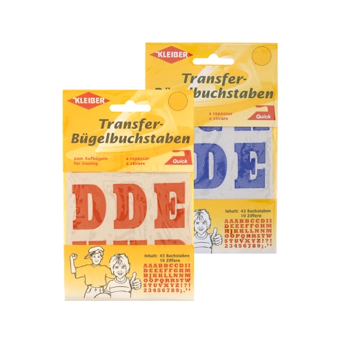 Triigitavad tähed, Transfer-Bügelbuchstaben, Kleiber, 790