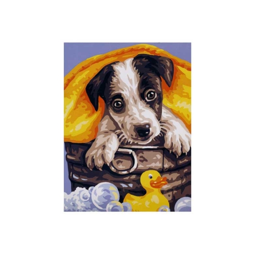 Tikkimiskomplekt eelprinditud mustriga ja puuvillaste tikkimislõngadega, Anchor, Royal-Paris, 89