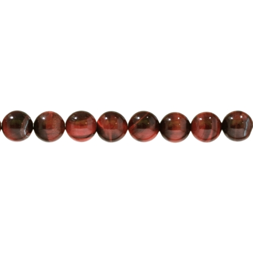 Ümarad tiigrisilmast helmed, 10mm