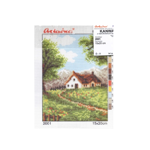 Tikkimiskangas eelprinditud mustriga, 2001