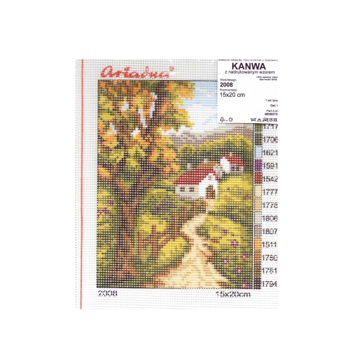 Tikkimiskangas eelprinditud mustriga, 2008