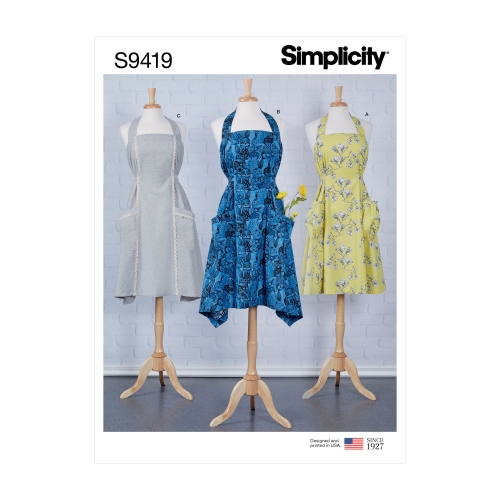 Simplicity lõiked S9419 Neidude põlled, A (XS-S-M-L-XL)