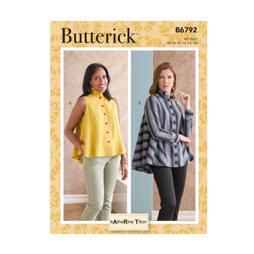 Ompelukaava: Misses' Top, Butterick, B6792