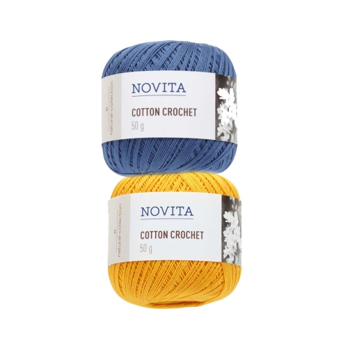 Puuvillane heegelniit Cotton Crochet, Novita