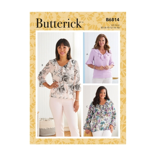 Ompelukaava: Misses' &amp; Women's Top, Butterick, B6814