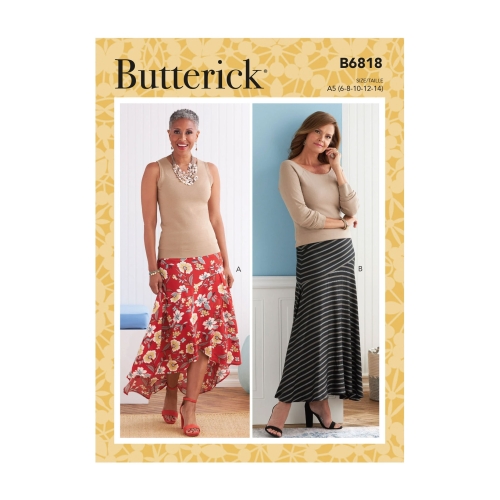 Lõiked: Seelik, Butterick, B6818
