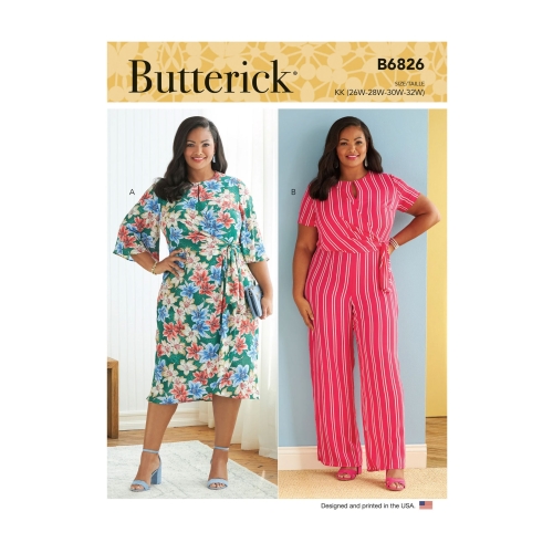 Lõiked: Kleit &amp; pükskostüüm, Butterick, B6826