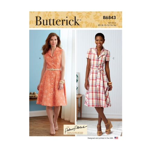 Lõiked: Särkkleidid &amp; lühike seelik, Butterick, B6843