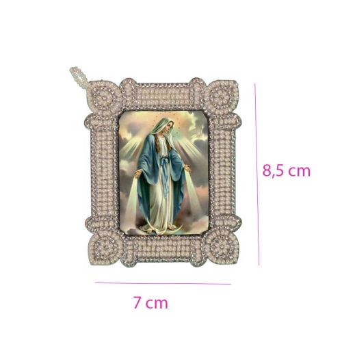 Kahepoolse miniatuurse ripatsi pärltikandi komplekt, Nova Sloboda, PB4454