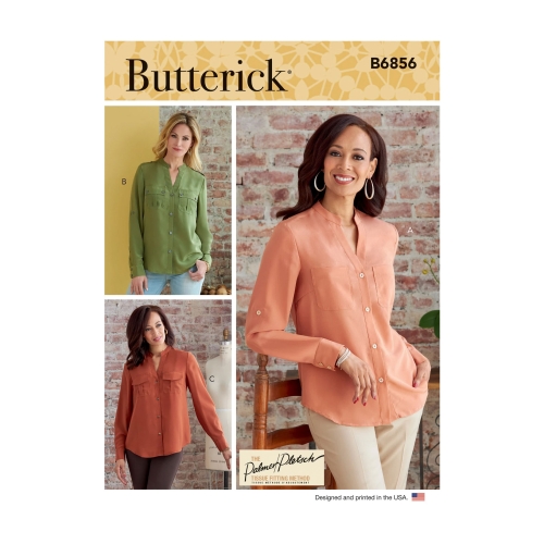 Ompelukaava: Misses' Top, Butterick, B6856
