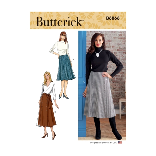 Lõiked: Seelikud ja lühike seelik, Butterick, B6866