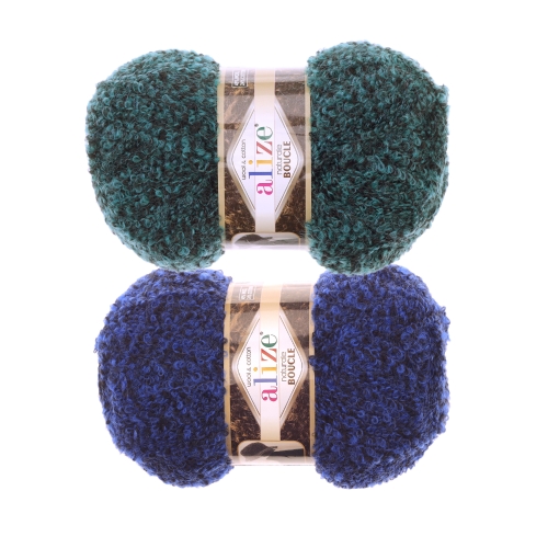 Пряжа букле с содержанием шерсти Naturale Boucle, Alize, 100 g = 200 m