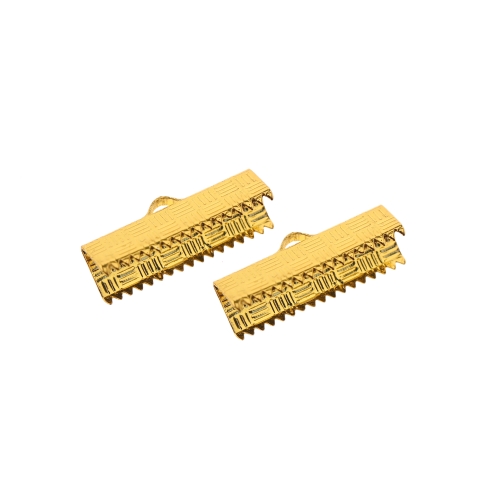 Otsakinnis, paelaotsik (nahkpaela kinnitused); 2tk, 20 x 7mm