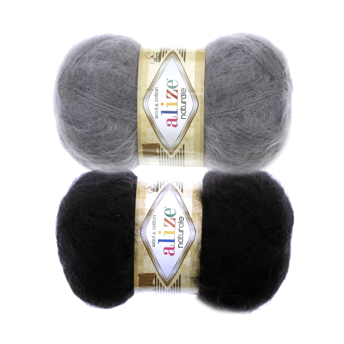Пряжа с содержанием шерсти и хлопка Naturale, Alize