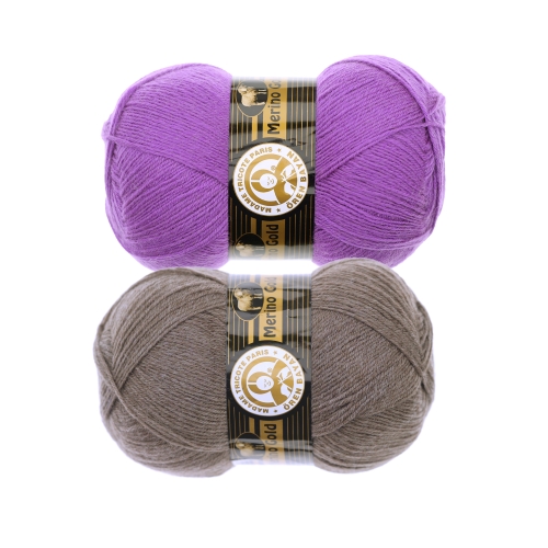 Villasisaldusega lõng Merino Gold, Madame Tricote, 100 g = 400 m 