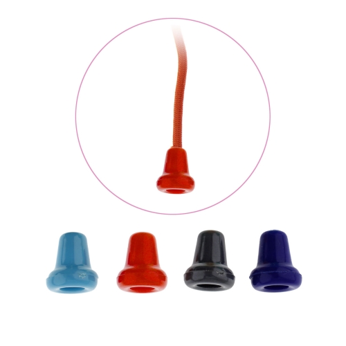 Plastmassist nööri otsik, ø13 x 14,5 mm, sobib nöörile max ø3 mm
