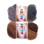 Sujuvate värviüleminekutega villane lõng Cashmira Batik, Alize