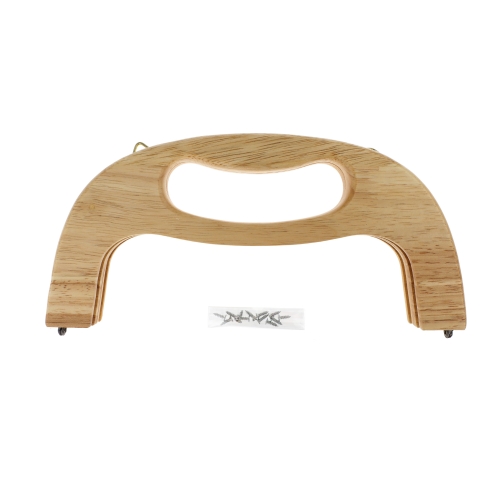 Bag frame, wooden, 12 x 24,5 cm