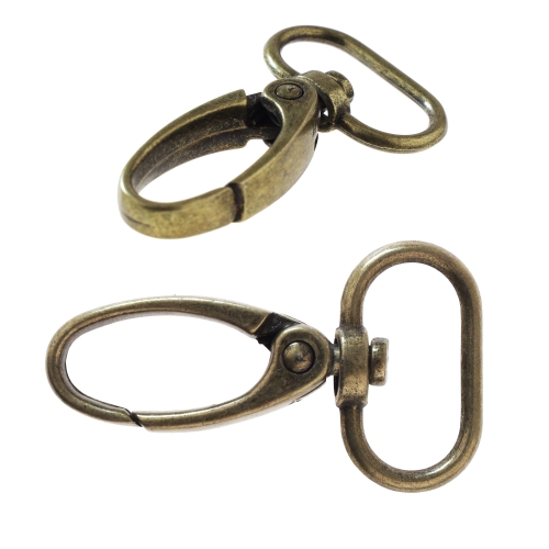 Karabiinhaak pikkusega 43 x 26 mm rihmale laiusega 15 (-20) mm