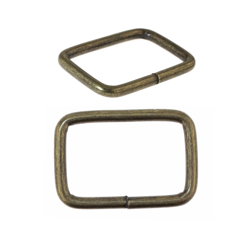 Teräksesta hihnalenkki 31 x 21 mm, hihnaan leveydella 25 mm