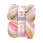 Värviline akrüüllõng Lolipop, Nako, 100 g = 210 m