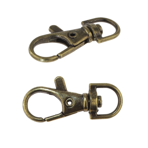 Karabiinhaak 37 x 13 mm, auk ø8 mm