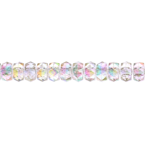 Lapik ümmargune tahuline kristall 6 x 4mm