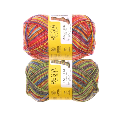 Sokilõng Regia 4-fädig Color Arne &amp; Carlos, 100g, Schachenmayr, 100 g = ca 420 m 