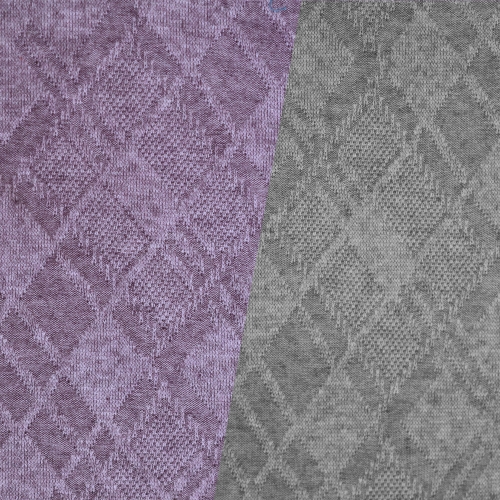 Rombi ornamendimustriga, veniv viskoosisegu kangas (Jacquard Melange), 143cm, 207.594