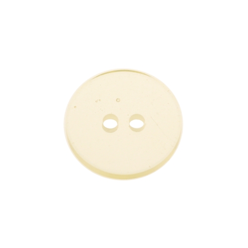 Lihtne kahe auguga, läbipaistev plastiknööp, 18mm/28L