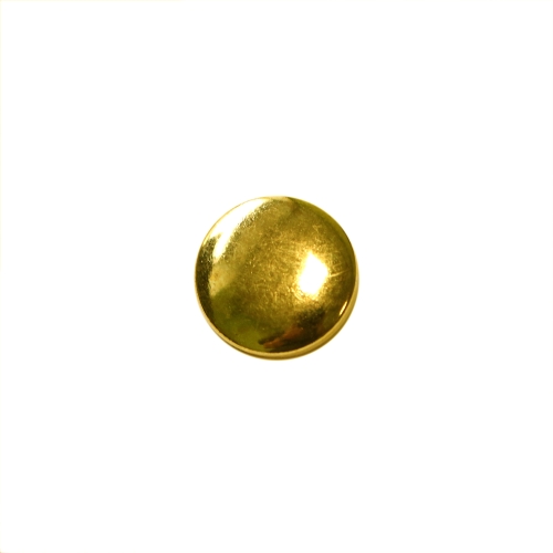 Metallilaadne plastikust, kumera pinnaga nööp, 15mm, 24L