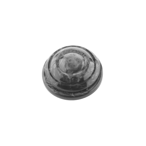 Triibureljeefiga, kumera vormiga, metallkannaga plastiknööp 25mm, 40L