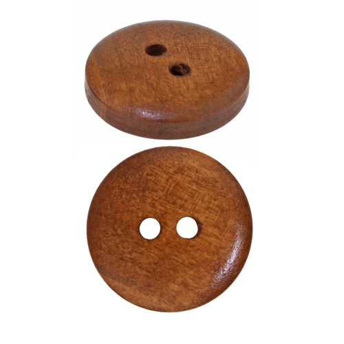 Kaksireikäinen puunappi ø20 mm (napin mitta: 32L)