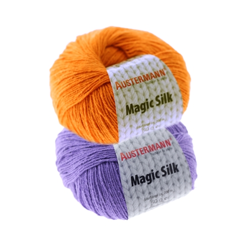 Naturaalsest siidist lõng Magic Silk, Austermann (Saksamaa)