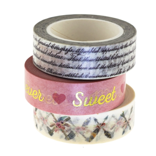 Dekoratiivsed Washi-teibid, 10 m - varia