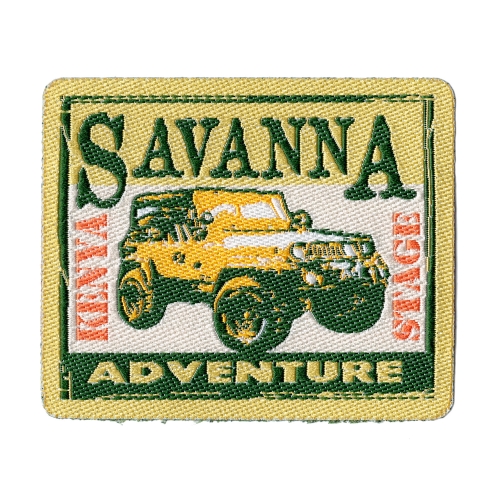 Embroidered Iron-On Patch, 7,8 x 6,5 cm, AI29