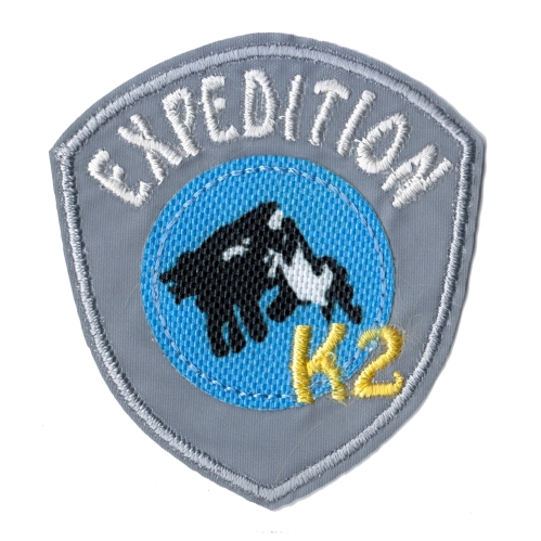 Embroidered Iron-On Patch, 6,6 x 6,1 cm, AV16