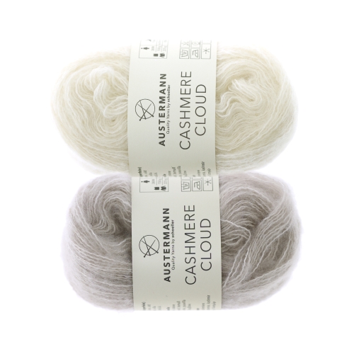 Kašmiirkitse villa sisaldav lõng Cashmere Cloud, Austermann, 25 g = 180 m