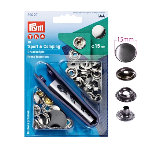 O-vedruga trukikomplekt "Sport &amp; Camping", ø15 mm, Prym 