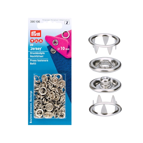 Rõngastrukid ø10 mm, 20 tk, Prym 390106