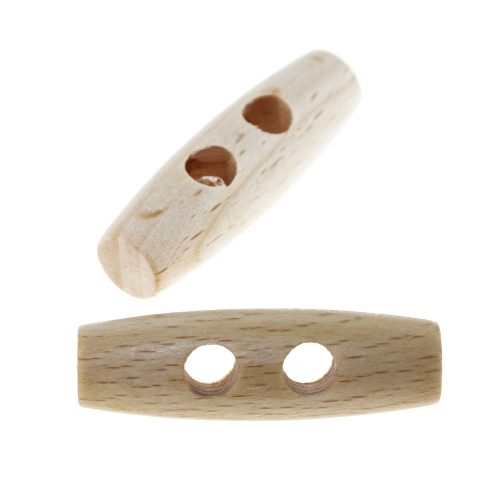 Kaheaugulised puitnööbid, pöörad, 40 x ø12 mm