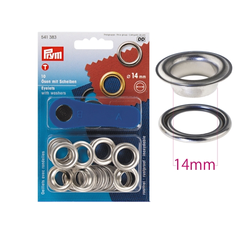 Öösid augu läbimõõduga ø14 mm, 10 tk, Prym