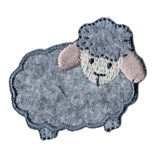 Аппликация клеевая, вышивка текстильная, Термоаппликация, 4,5 x 3,5 cm, AV23
