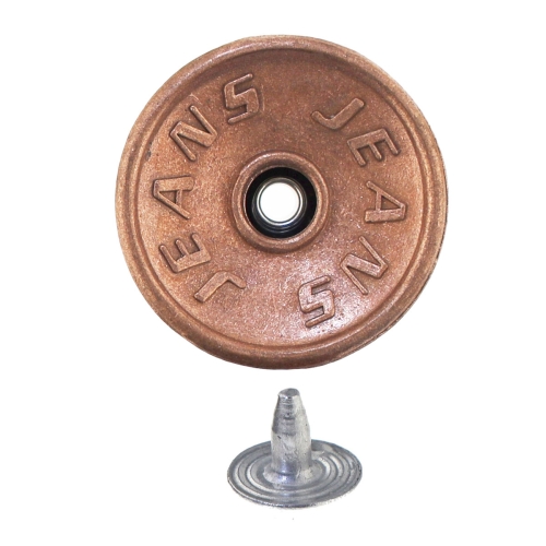 Naelkinnitusega nööp, teksanööp ø24mm, suurus: 38L